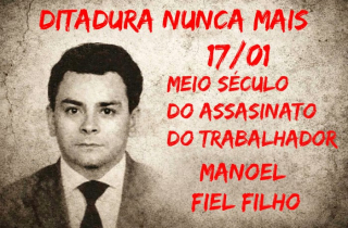 Manoel Fiel Filho foi tirado do trabalho e assassinado por policiais da ditadura
