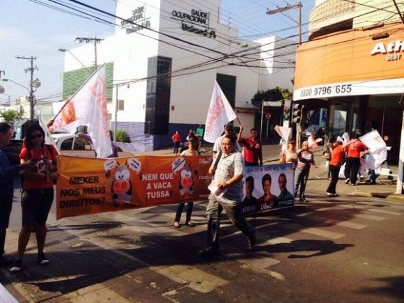 Manifestação em Cuiabá