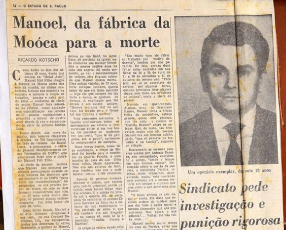 Jornal fala