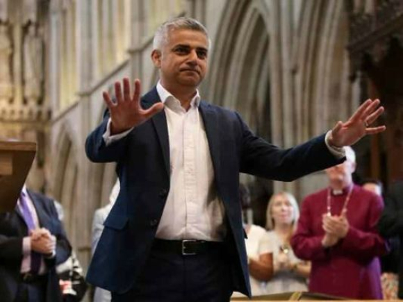 O candidato do Partido Trabalhista à Prefeitura de Londres, Sadiq Khan