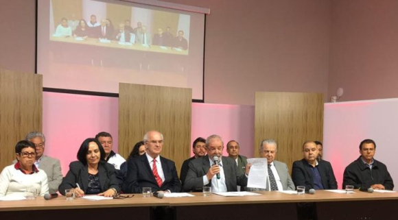 Ex-presidente Lula participa, por teleconferência, do lançamento 