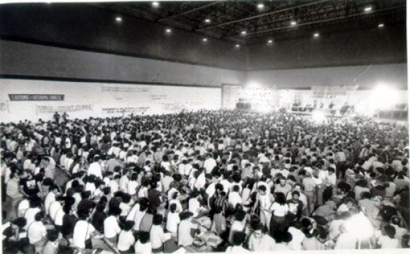 Congresso de fundação da CUT, em São Bernardo do Campo (SP)