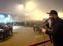 FEM-CUT/SP participa de ato pela redução de jornada na Mercedes-Benz em Juiz de Fora