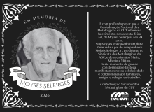 Nota de pesar: perdemos Moysés Selerges