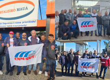 Dirigentes da CNM/CUT visitam metalúrgicos no RJ e MG para fortalecer bases