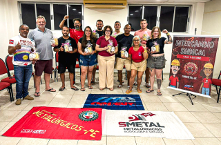 Intercâmbio Sindical fortalece organização metalúrgica em Pernambuco
