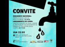 No Dia Mundial da Água, MAB lança livro sobre mercantilização da água