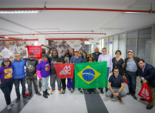 Sindicalistas norte-americanos do setor de serviços visitam Metalúrgicos do ABC