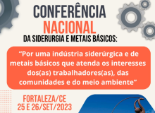 Fortaleza sedia Conferência Nacional da CNM-CUT nos dias 25 e 26/9