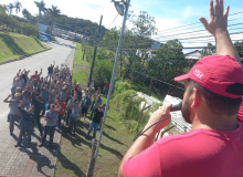 Em Joinville, metalúrgicos reagem a intransigência dos patrões na campanha salarial