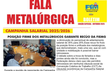 Pressão dos trabalhadores força patrões a recuar em retirada de direitos em Minas