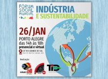 Trabalhadores debatem o futuro da indústria no Fórum Social Mundial, em Porto Alegre