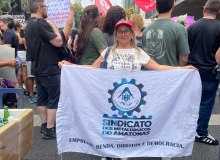 Metalúrgicas da CUT participam de atos contra o feminicídio e a violência de gênero
