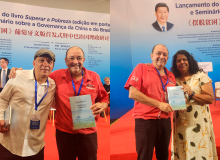 Metalúrgicos da CUT participam de lançamento de livro de presidente da China