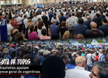 Contra os ataques de Milei, brasileiros manifestam solidariedade aos argentinos