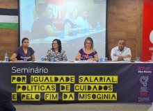27 março 2024 - Seminário Por Igualdade Salarial, Políticas de Cuidados e pelo Fim da Misoginia - Laiza Lopes e Rafael